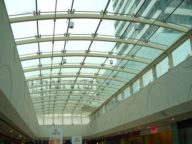 萬達廣場中廳玻璃頂